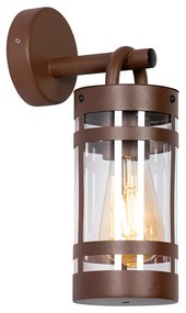 Candeeiro de parede exterior industrial castanho ferrugem IP44 - Ruben Industrial