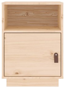 Mesa de cabeceira 40x34x55 cm madeira de pinho maciça