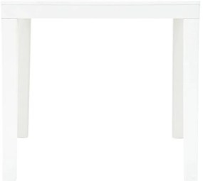 Mesa de jardim com 2 bancos plástico branco