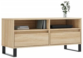 Móvel p/ TV 100x34,5x44,5 cm derivados madeira carvalho sonoma