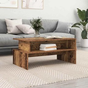 Mesa de centro com prateleira Outros Madeira antiga 90 x 55 x 42.5 cm