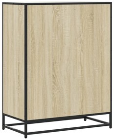 Sapateira 75x38x97,5 cm deriv. de madeira/metal carvalho sonoma