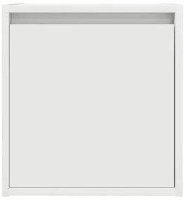 Mesa de cabeceira de parede 38x34x40 cm branco