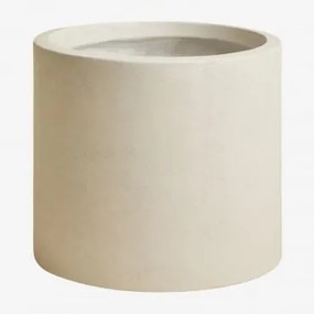 Vaso De Cimento Aurevi Ø35 Cm & Off-white - Sklum