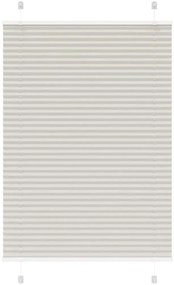vidaXL Cinzento Luz Plissada Cega 95x100 cm Largura Tecido 94,4 cm