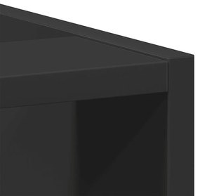 Armário inferior “Riga” 20x44,5x81,5 cm contraplacado preto