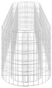 Canteiro elevado/cesto gabião 260x50x50 cm ferro galvanizado