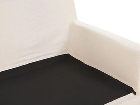 Capa de sofá 3 lugares creme GILJA Beliani