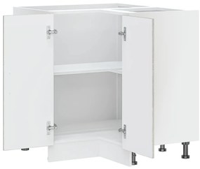 Armário baixo de canto de cozinha Kalmar sonoma cinzento