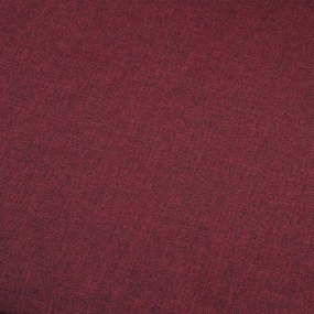 Sofá de 4 lugares em tecido vermelho tinto