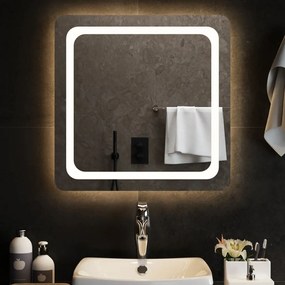 151778 vidaXL Espelho de casa de banho com luzes LED 60x60 cm