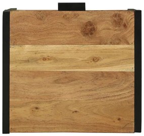 Criado-mudo vidaXL 40x35x50 cm Madeira Sólida de Acácia