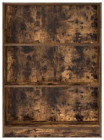 Estante 80x24x109 cm derivados de madeira carvalho fumado