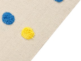 Tapete de algodão multicolor 80 x 150 cm LELES Beliani