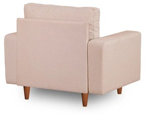 Poltrona Pafu Lungo - Creme - 105x52x75 cm - Design Moderno