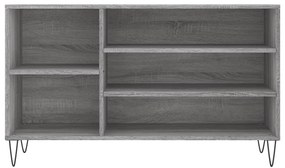Sapateira 102x36x60 cm derivados de madeira cinzento sonoma