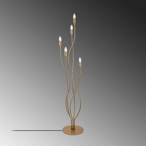 Candeeiro de Pé Bonibon – Dourado – 35 x 35 x 155 cm