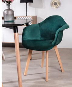 Cadeira Belu Veludo - Verde