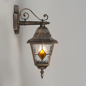 LED Candeeiro de Parede Exterior Inteligente Vintage Bronze c/ Wifi A60 - Antigua Rústico