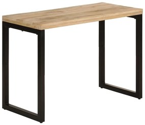 Mesa de jantar 110x50x76 cm madeira de mangueira maciça