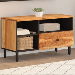 vidaXL Móvel de TV 80x33x46 cm madeira de acácia maciça
