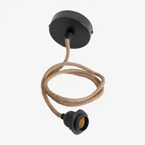 Cabo Para Candeeiro De Teto Para Exterior Coyle Preto - Sklum