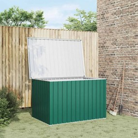 Caixa de arrumação para jardim 149x99x93 cm verde