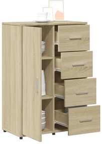 Aparadores 2 pcs 60x31x84 cm derivados madeira carvalho sonoma