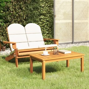 vidaXL Conjunto lounge de jardim Adirondack 2pcs acácia maciça