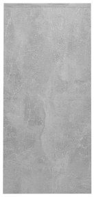 Secretária 102,5x35x75 cm derivados de madeira cinzento cimento