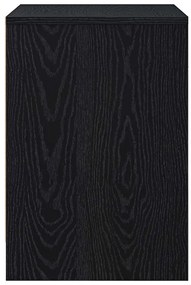 Mesas de cabeceira 2 pcs com gaveta 40x34x50 cm preto