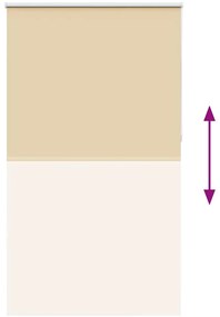 Persiana de enrolar 130x210 cm largura tecido 126,6cm poliéster