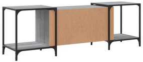 Móvel de TV 153x37x50 cm derivados de madeira cinzento sonoma