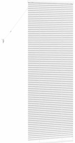 Persiana de Janela com cortinas Outros Manual Branco 80 x 130 cm Alumí