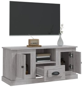 Móvel de TV 100x35,5x45 cm derivados de madeira cinzento sonoma