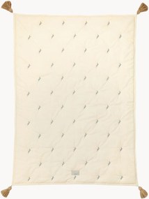 Manta acolchoada de algodão orgânico Blueberries