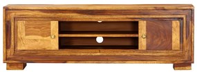 Móvel de TV 118x30x40 cm madeira de acácia maciça