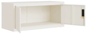 Arquivador 90x40x130 cm aço branco