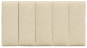 Almofadão de cabeceira 80 cm tecido creme