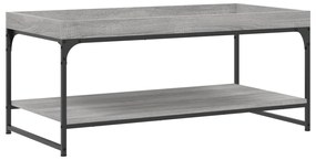 Mesa de centro 100x49x45 cm derivados de madeira cinza sonoma