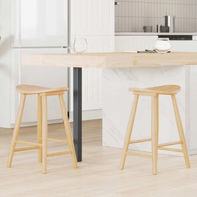 vidaXL Cadeiras de Jantar 2 pcs Natural 46 x 37 x 63 cm