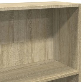 Estante 80x24x176 cm derivados de madeira carvalho sonoma