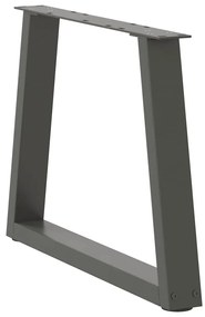 Pés para mesa de centro em forma de V, 2 peças, antracite, 50x (42-43,