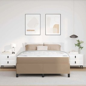 Estrutura de cama com colchão Cappuccino 140 x 190 cm