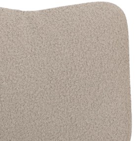 Cadeira Relaxante vidaXL Cinza Claro de Tecido parecido com Lã