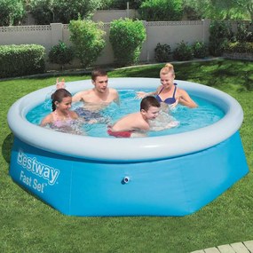 Fast Set Piscina insuflável redonda 244x66 cm 57265