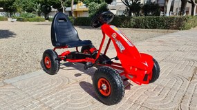 KART A PEDAIS PARA CRIANÇAS DE 3 A 8 ANOS VERMELHO