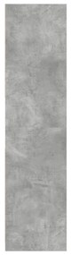 Roupeiro 80x50x200 cm derivados de madeira cinzento cimento