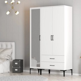 Roupeiro Kumsal RT – Branco – 120x47,5x201,4 cm