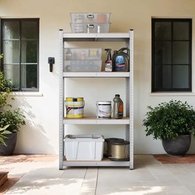 stante arrumação garagens, escritorios, arrumos 40 x 80 x 160 cm Prateado
